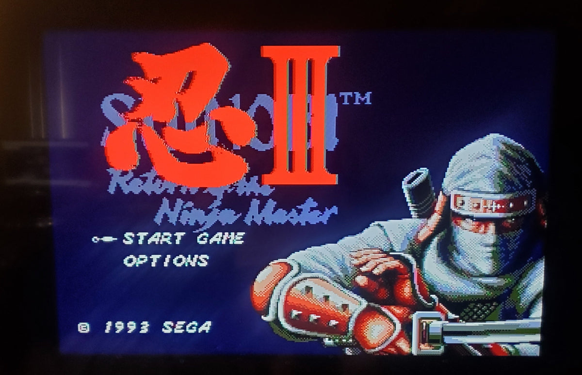 Shinobi 3 Return of the Ninja Master — Sega Genesis (Reproduction)