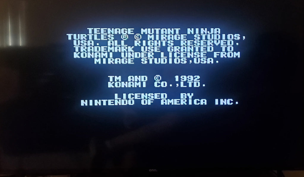 TMNT 3 — NES (Reproduction)