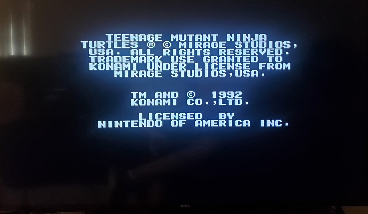 TMNT 3 — NES (Reproduction)