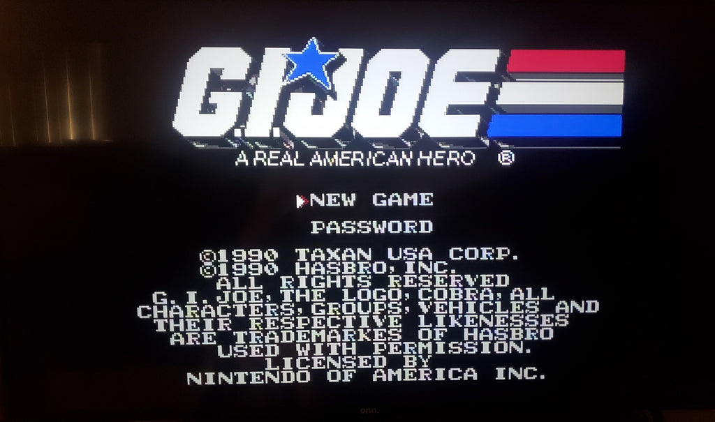 G.I. Joe American Hero — NES (Reproduction)