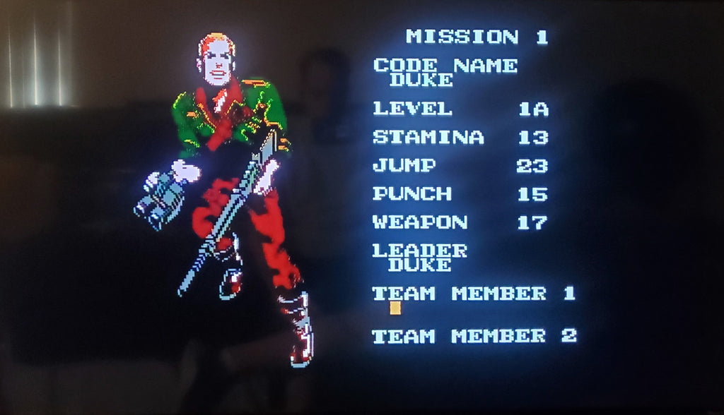 G.I. Joe American Hero — NES (Reproduction)