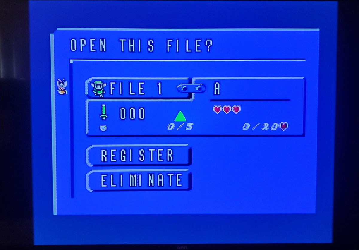 Zelda The Legend of Link — NES (Reproduction)