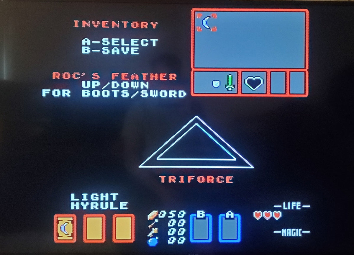 Zelda The Legend of Link — NES (Reproduction)