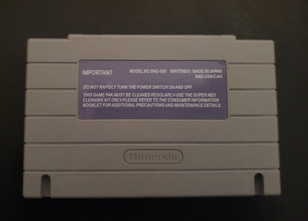 Zero the Kamikaze Squirrel — Super Nintendo (Reproduction)