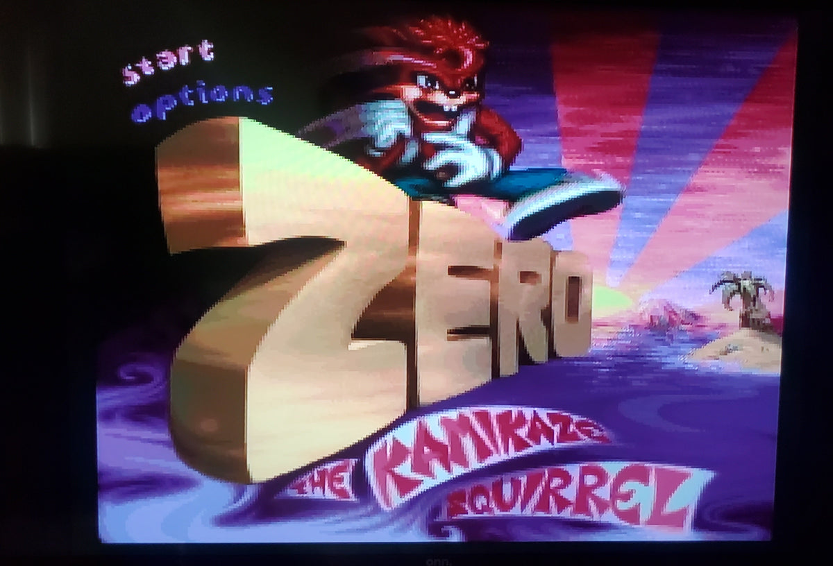 Zero the Kamikaze Squirrel — Super Nintendo (Reproduction)