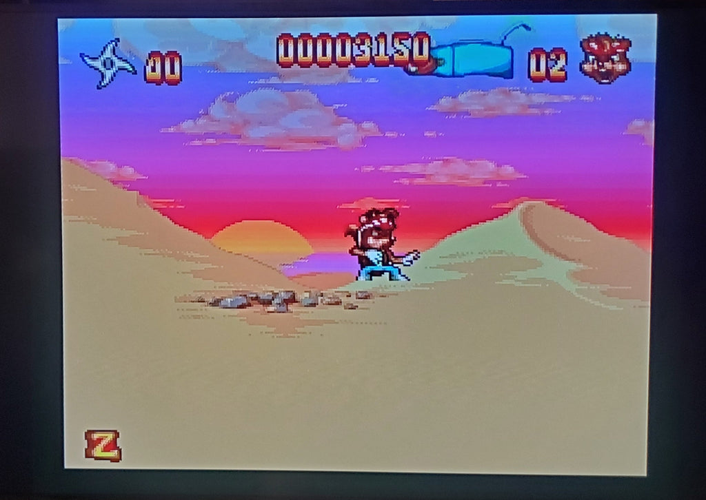 Zero the Kamikaze Squirrel — Super Nintendo (Reproduction)