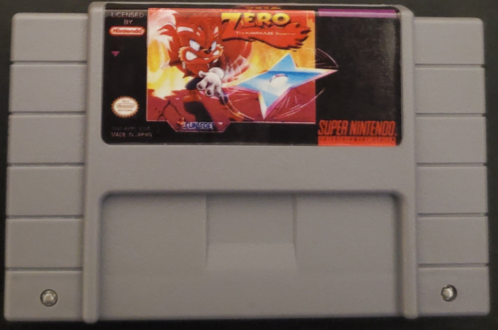 Zero the Kamikaze Squirrel — Super Nintendo (Reproduction)