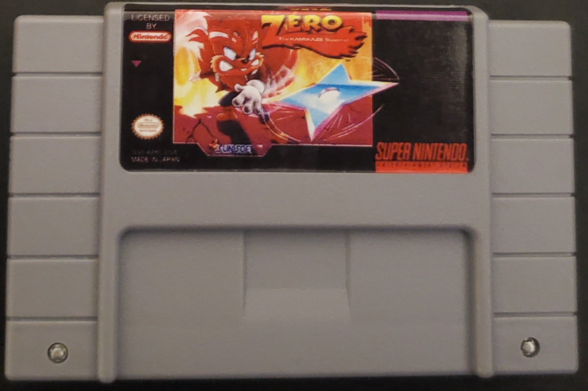 Zero the Kamikaze Squirrel — Super Nintendo (Reproduction)