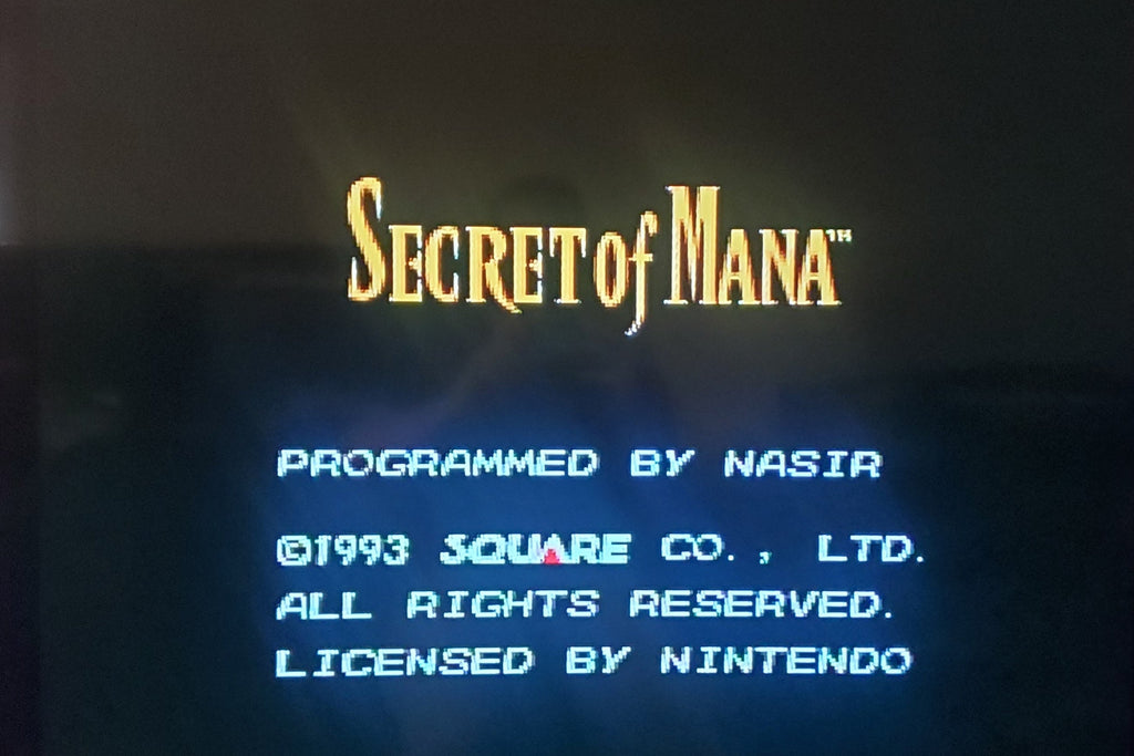 Secret of Mana — Super Nintendo (Reproduction)