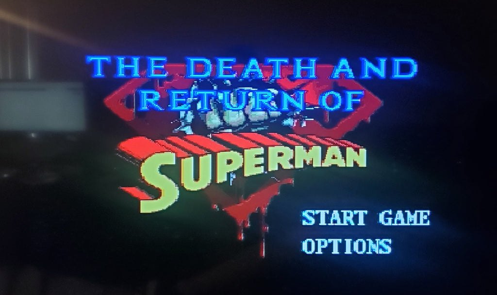 The Death and Return of Superman — Sega Genesis (Reproduction)