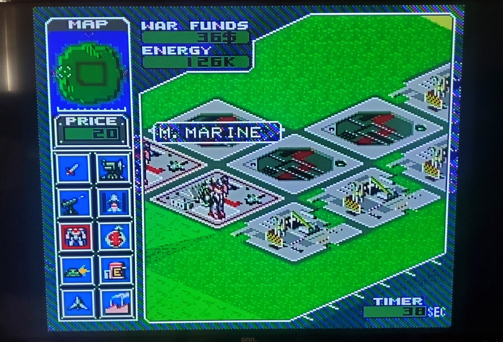 Metal Marines — Super Nintendo (Reproduction)