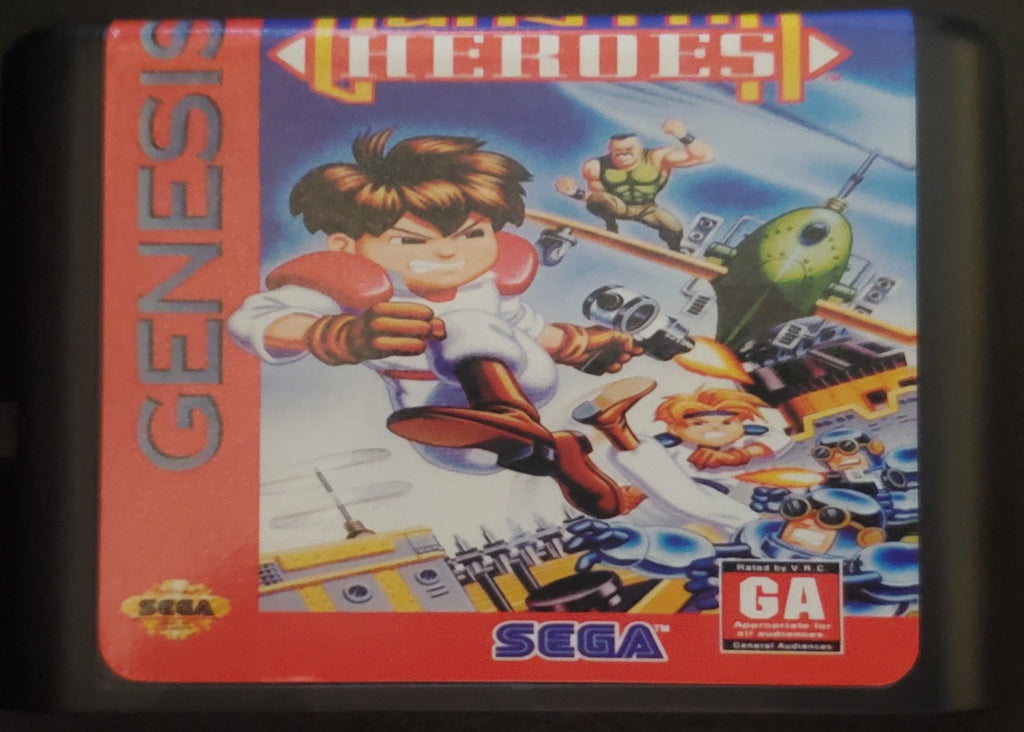 Gunstar Heroes — Sega Genesis (Reproduction)