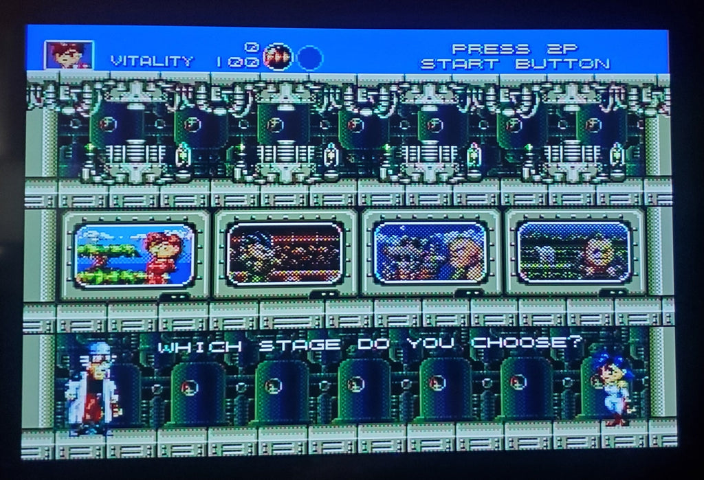 Gunstar Heroes — Sega Genesis (Reproduction)