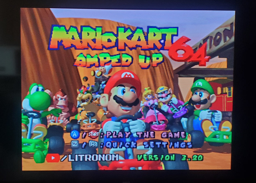 Mario Kart 64: Amped Up — Nintendo 64 (ROM Hack)