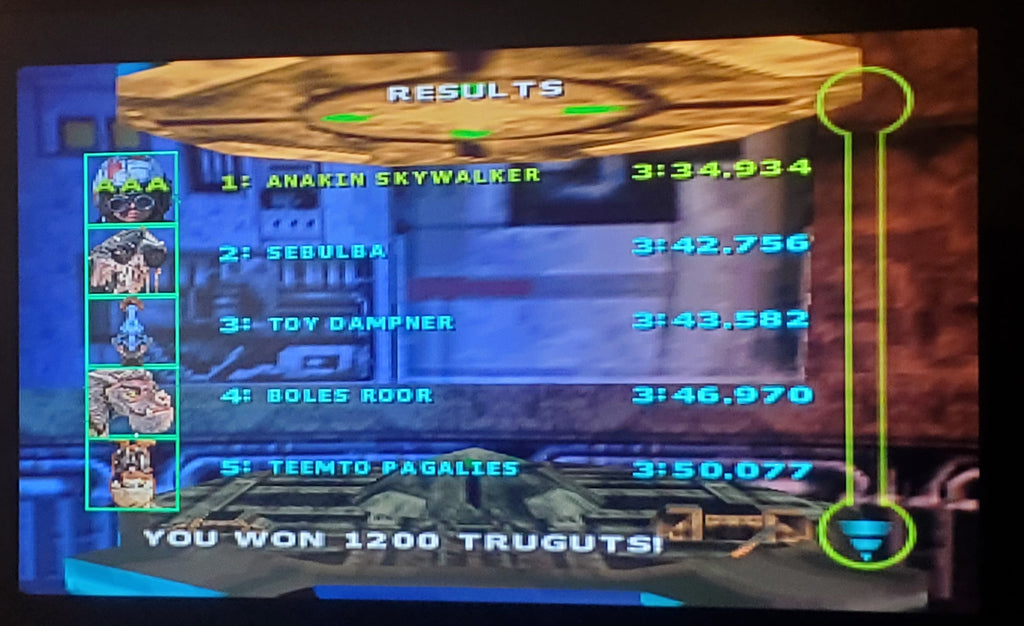 Star Wars Episode I: Racer — Nintendo 64 (Reproduction)