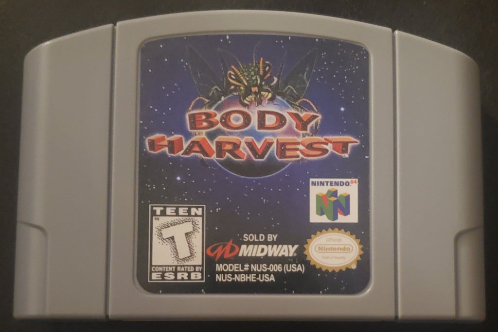 Body Harvest N64 Nintendo 64 Video Game Cartridge 1998