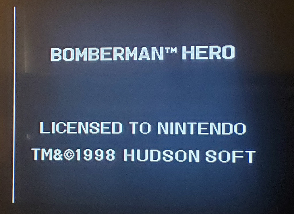 Bomberman Hero — Nintendo 64 (Reproduction)