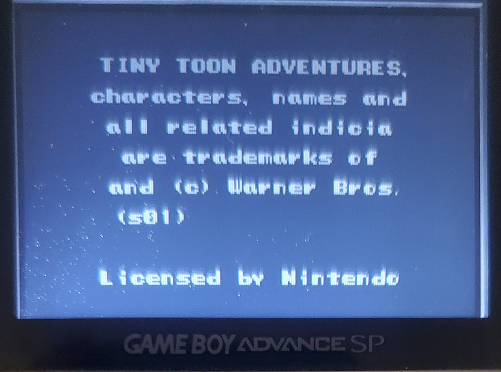 Tiny Toon Adventures Scary Dreams — Game Boy Advance (Reproduction)