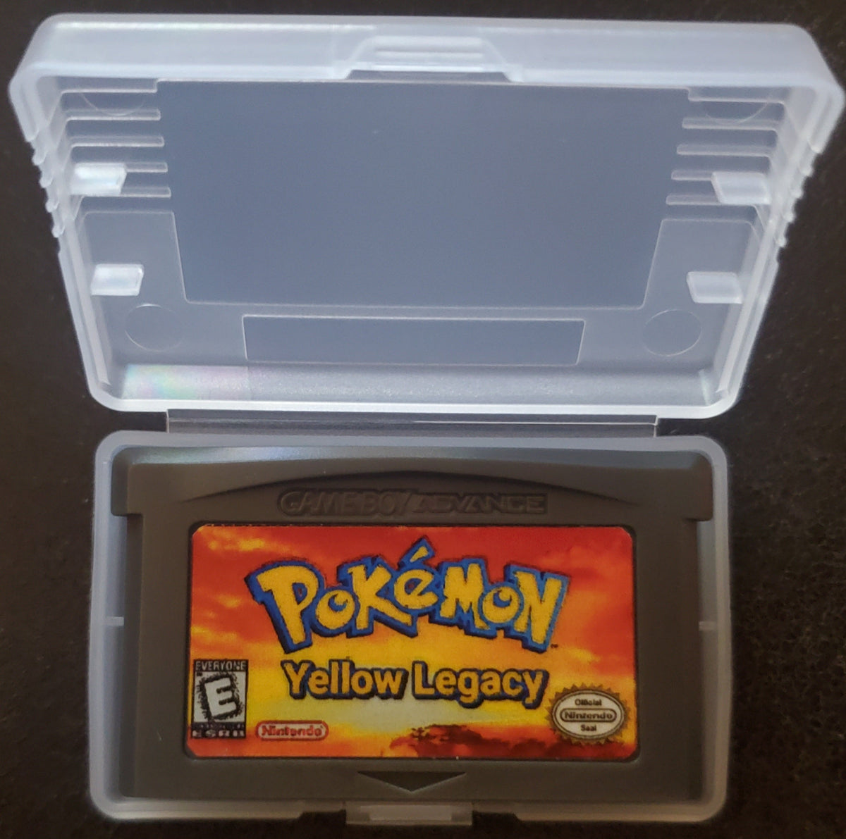 Pokemon Yellow Legacy GBA ROM Hack Video Game Boy Advance