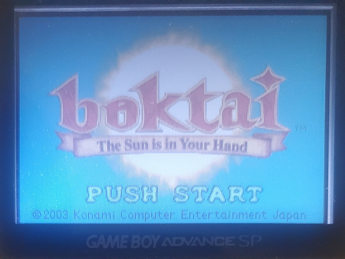Boktai: The Sun Is in Your Hand GBA Video Game Boy Advance 2003