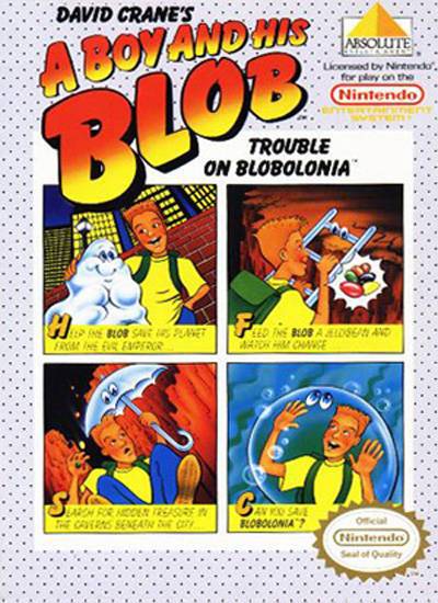 A Boy and His Blob Trouble on Blobolonia (Nintendo NES)