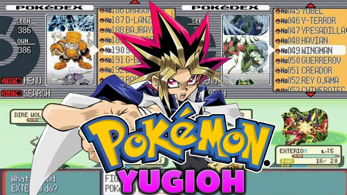 Yu-Gi-Oh! Pokeduel GBA Pokemon ROM Hack Video Game Boy Advance