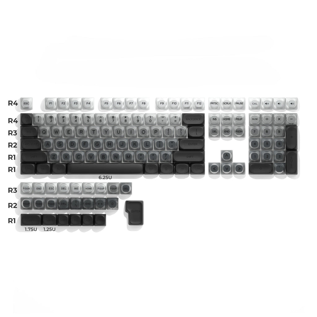 XVX Foundation Series HOA Profile Translucent PBT+PC 132-Key Keycap Set