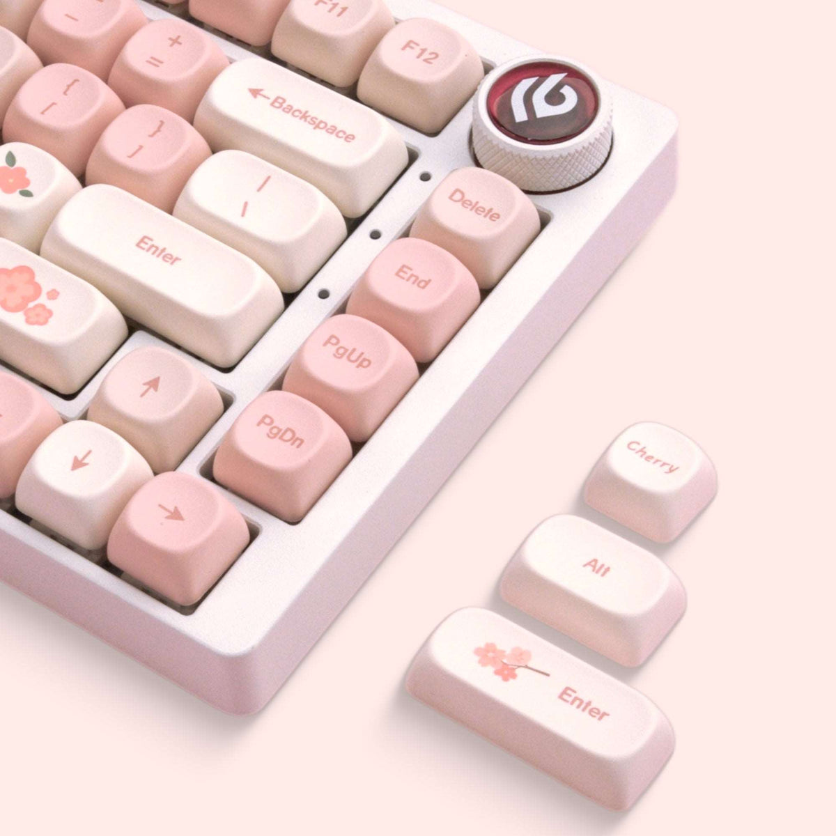 XVX Sakura 143-Key MOA Profile Dye-Sub PBT Keycap Set
