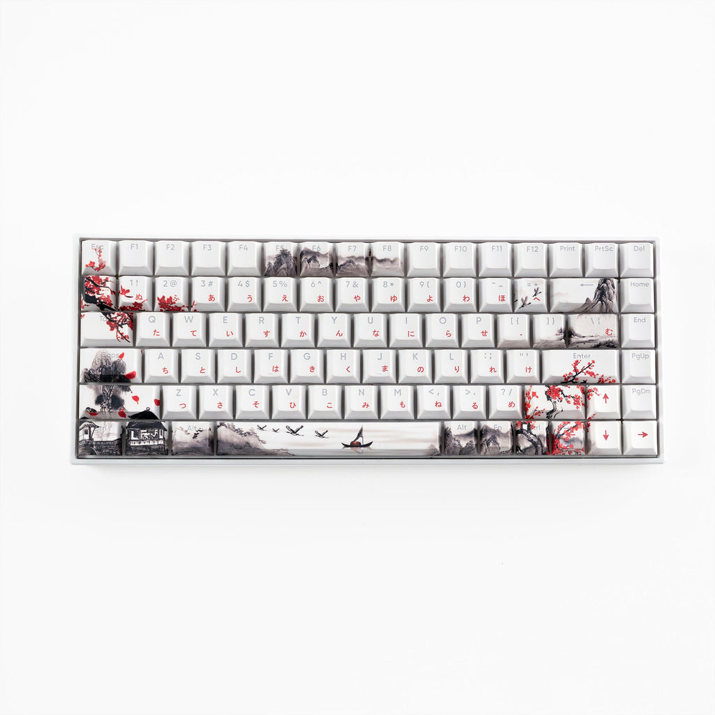 XVX Plum Blossom Cherry Profile Dye-Sublimation PBT Keycap Set