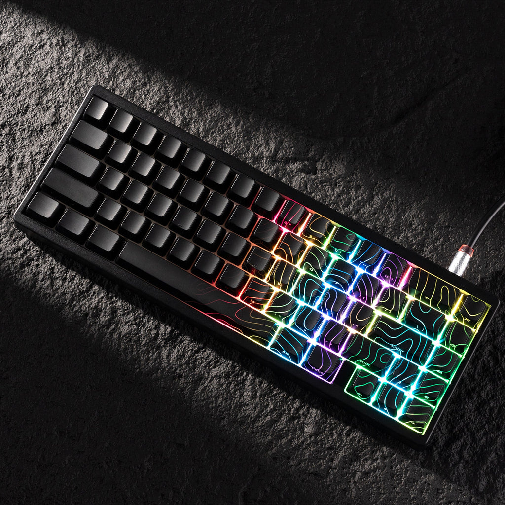 XVX IMD Spider Web Shine-Through OEM Profile 118-Key Keycap Set