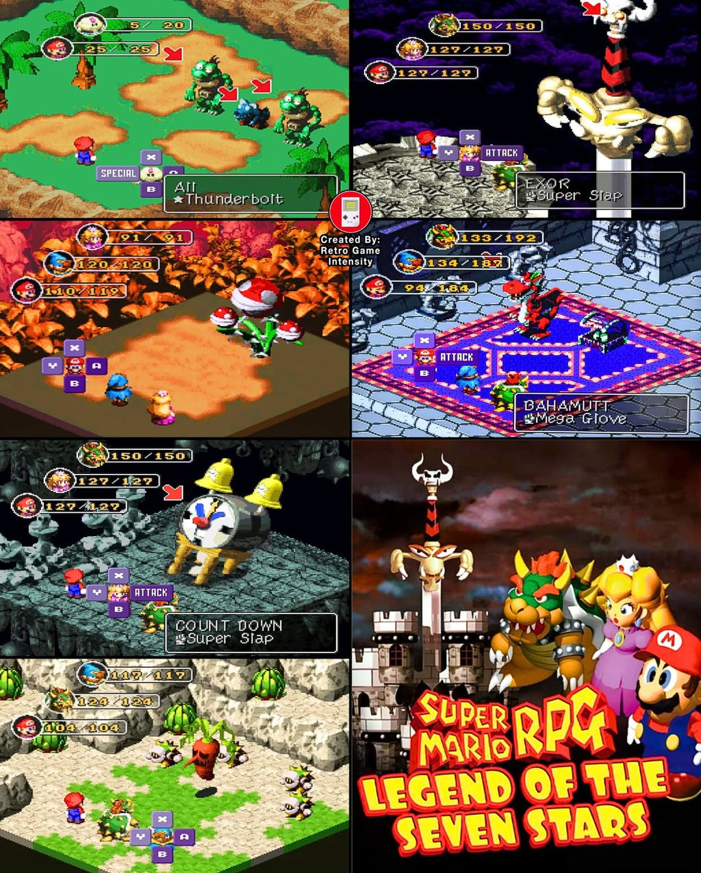 Super Mario RPG — Super Nintendo (Reproduction)