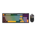 Wired Gaming Keyboard & Mouse Combo – 98-Key RGB