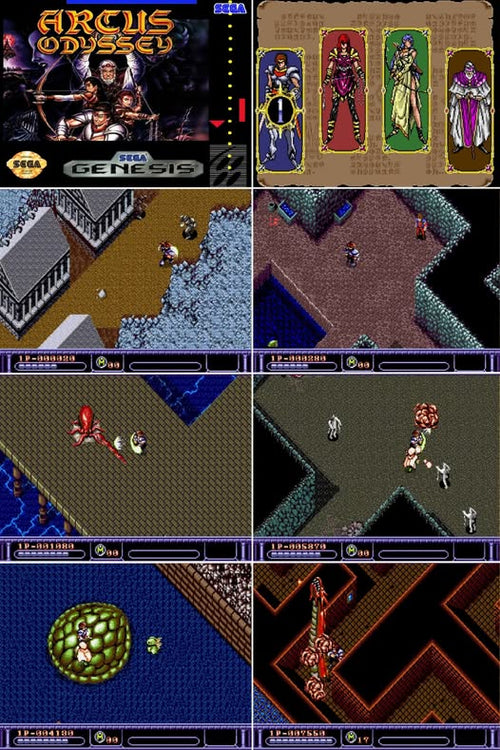 Arcus Odyssey — Sega Genesis (Reproduction)