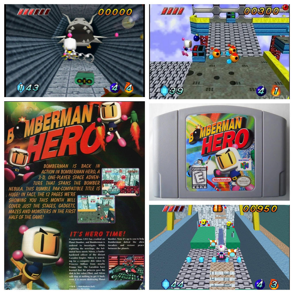 Bomberman Hero — Nintendo 64 (Reproduction)