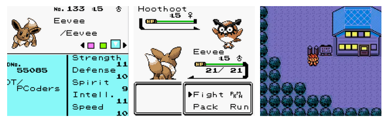 Pokemon Dark Energy GBC ROM Hack Video Game Custom Gameboy Color