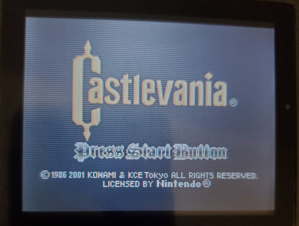 Castlevania Circle of the Moon GBA Video Game Boy Advance 2001