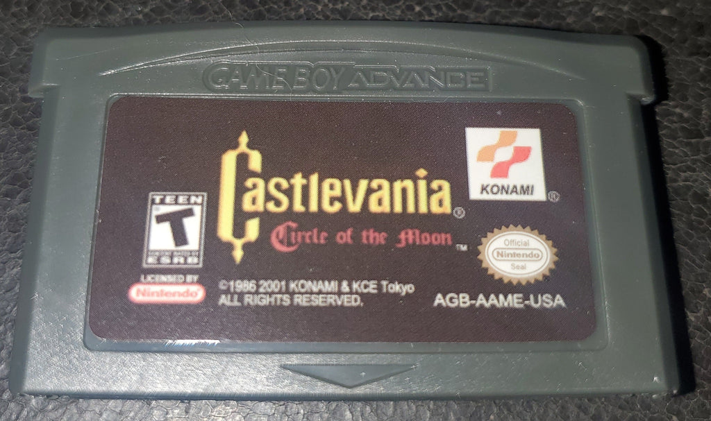 Castlevania Circle of the Moon GBA Video Game Boy Advance 2001