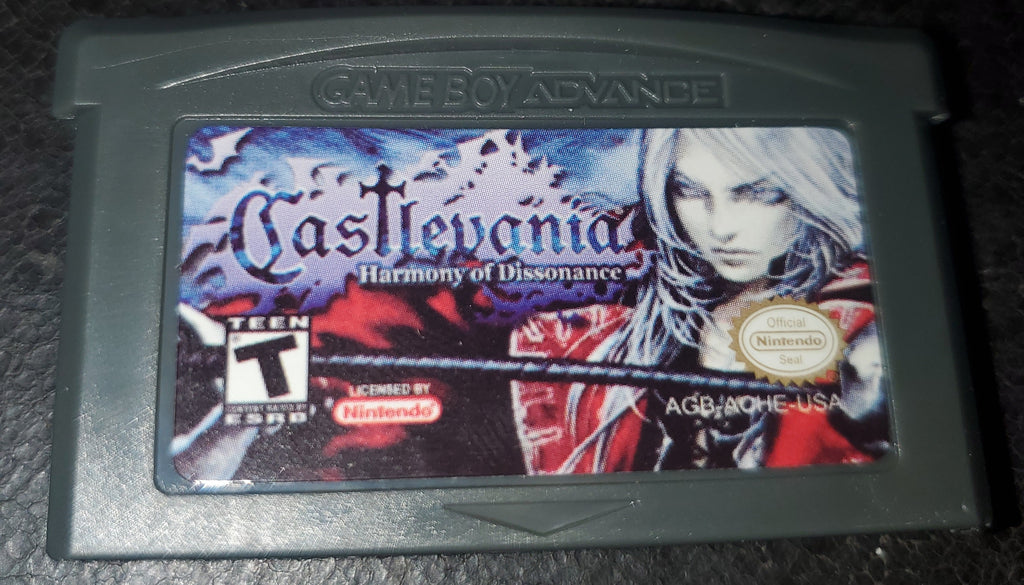 Castlevania Harmony of Dissonance GBA Video Game Boy Advance 2002