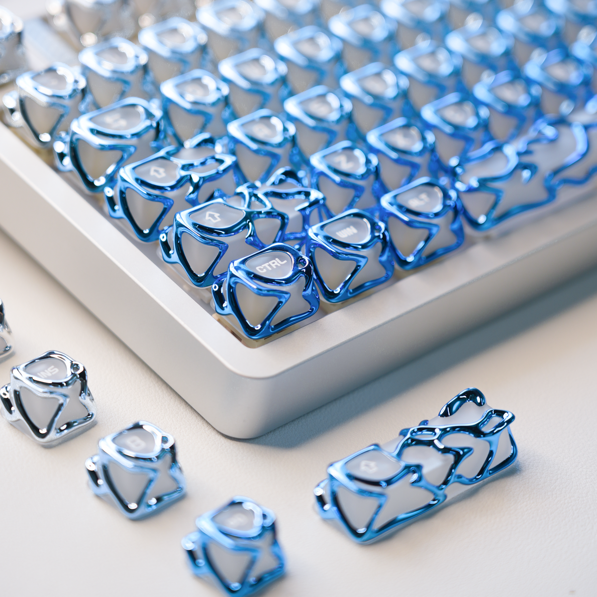 XVX Venom Themed Liquid Metallic Electroplating ABS+PC Keycap Set