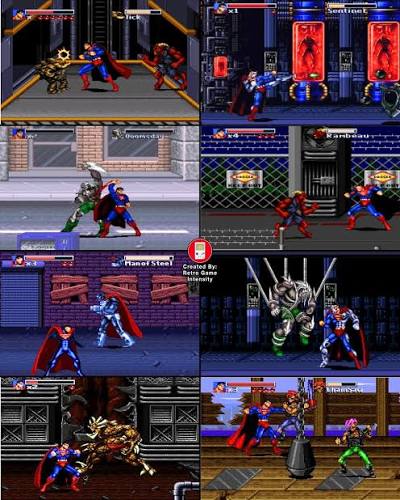 The Death and Return of Superman — Sega Genesis (Reproduction)
