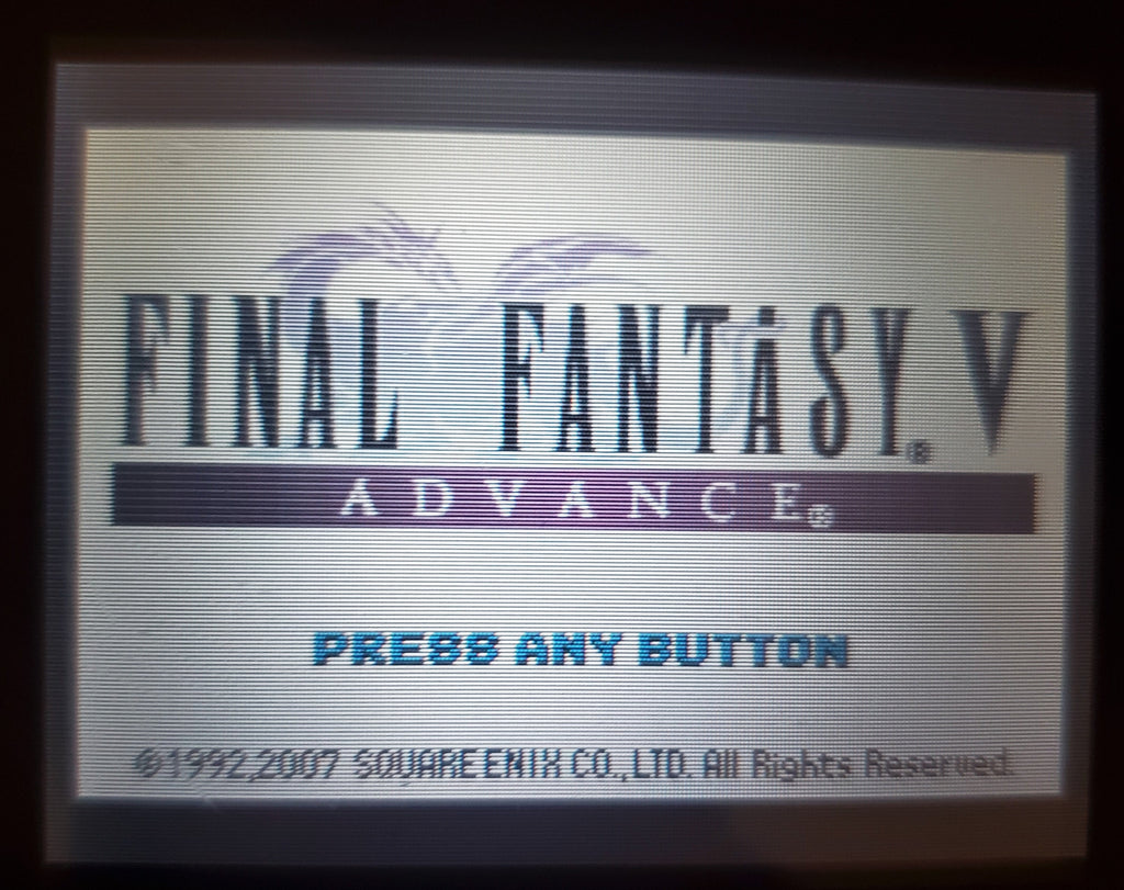 Final Fantasy 5 in 1 Fivefold Pack Video Game Cartridge GBA Game Boy Advance