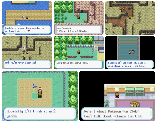 Pokemon Gary's Mod GBA ROM Hack Video Game Boy Advance
