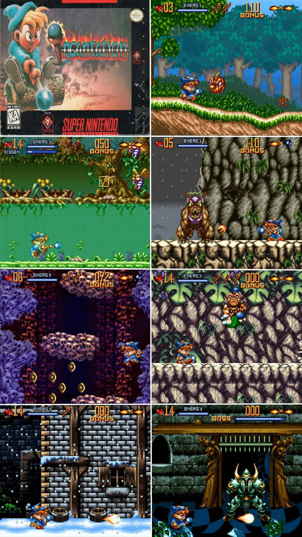Incantation — Super Nintendo (Reproduction)