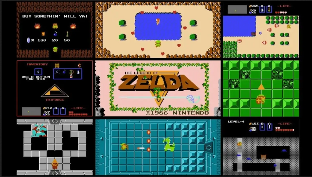 The Legend of Zelda — NES (Reproduction)