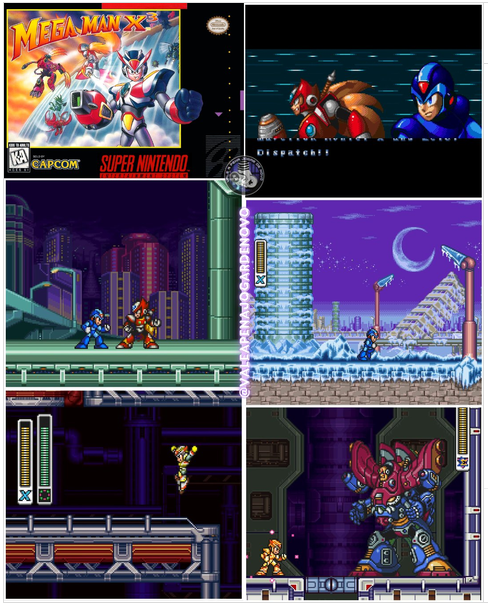 Mega Man X3 — Super Nintendo (Reproduction)