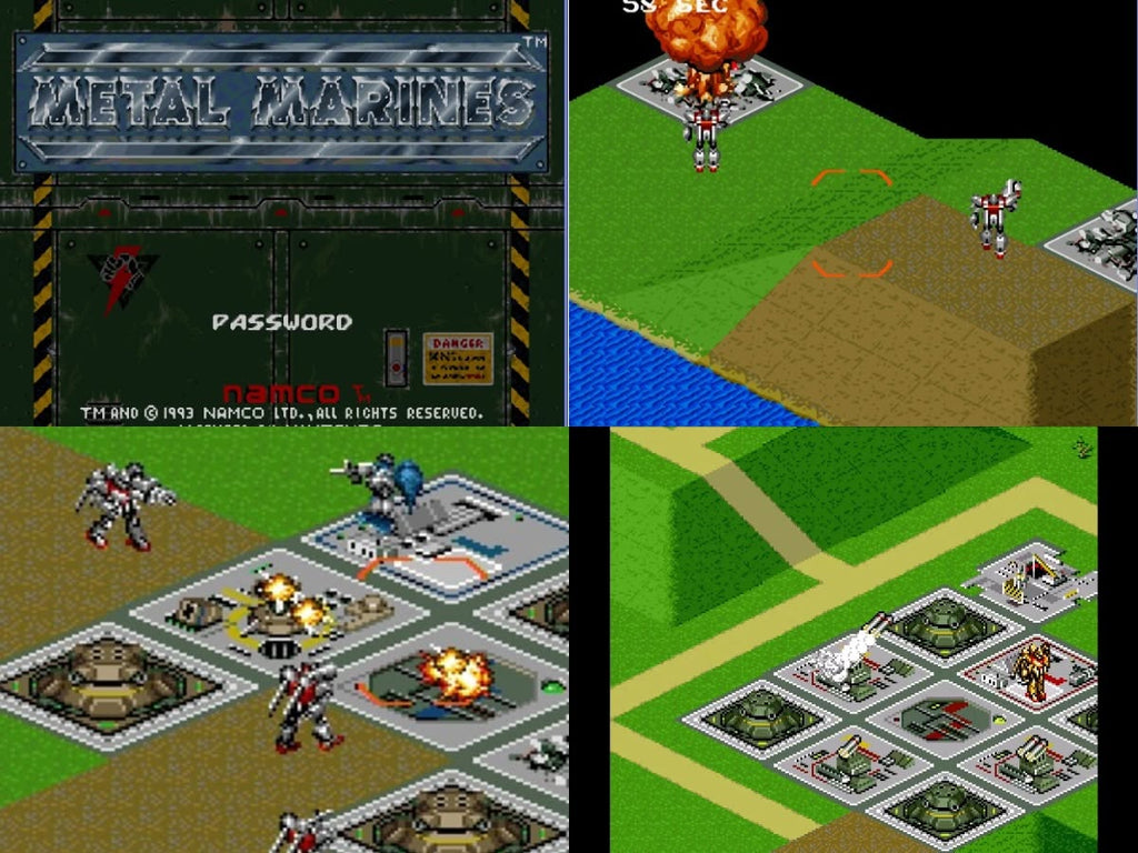 Metal Marines — Super Nintendo (Reproduction)