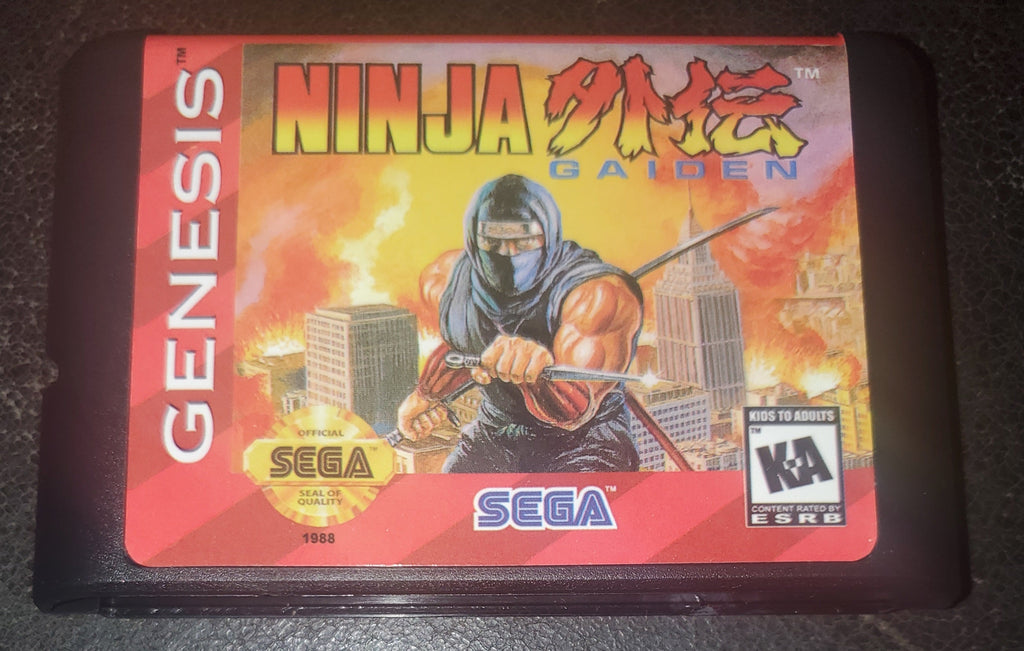 Sega Genesis Mega Drive Video Game Cartridges