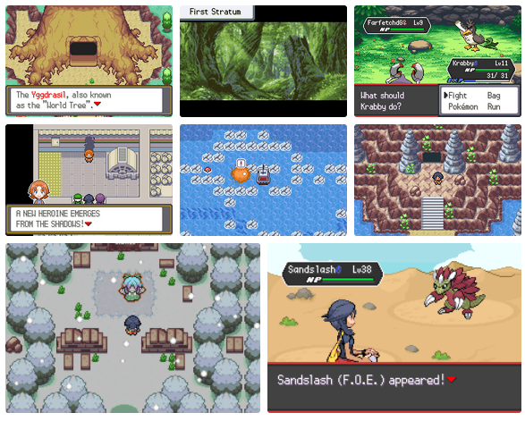 Pokemon Odyssey GBA Pokemon ROM Hack Game Boy Advance