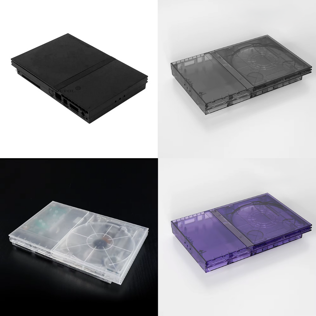 Playstation 2 Slim PS2 Full Replacement Console Shell Housing Colors