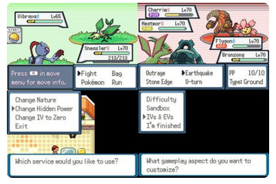 Pokemon Parallel Emerald GBA ROM Hack Video Game Boy Advance